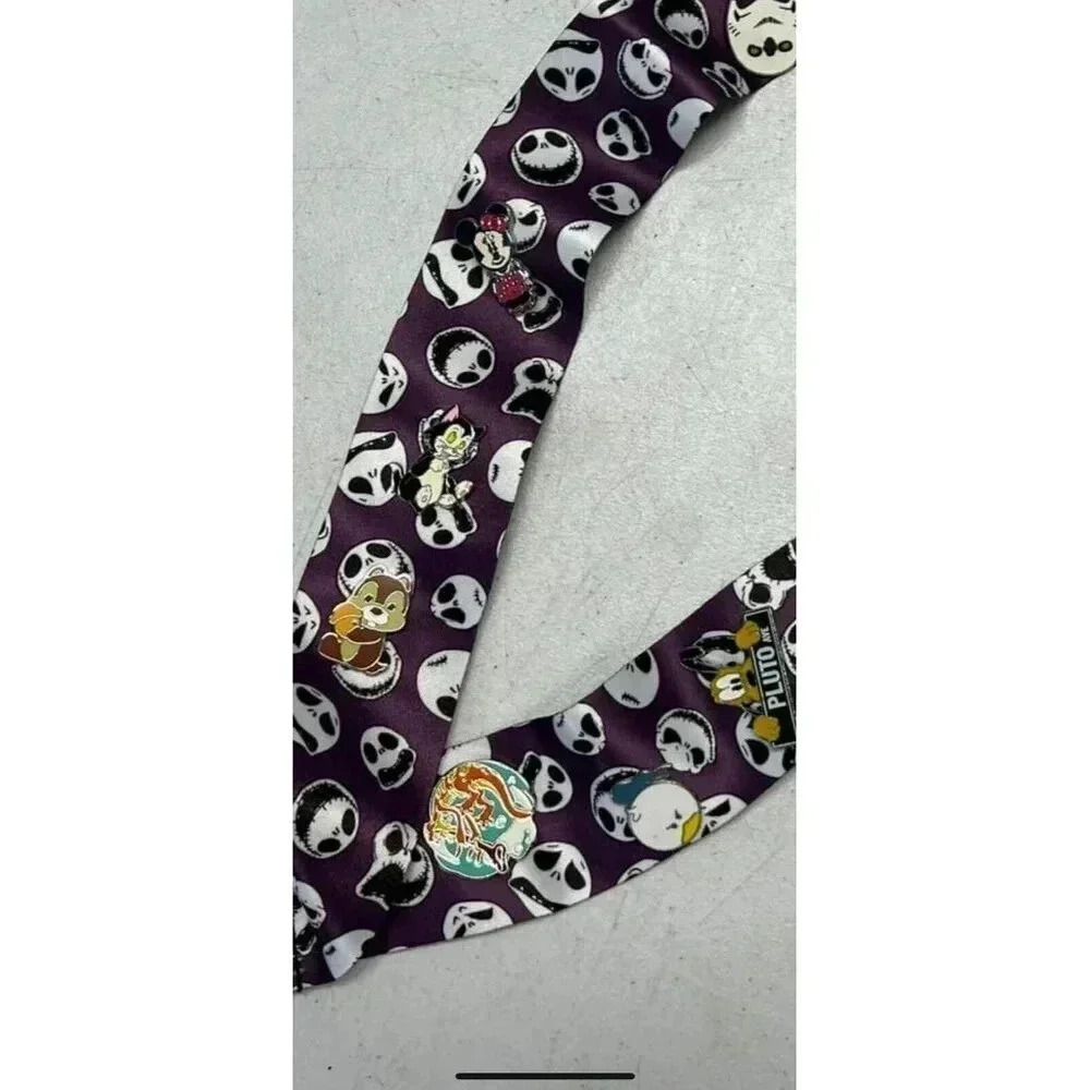 Disney Nightmare Before Christmas Lanyard With Trading Pins